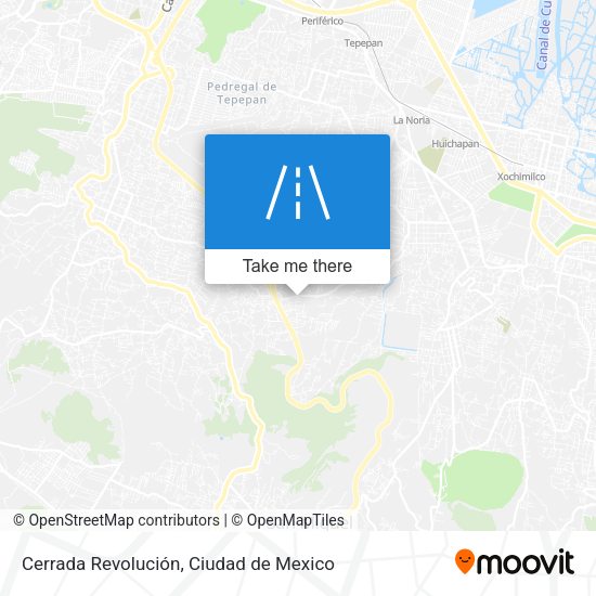 Cerrada Revolución map