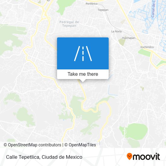 Calle Tepetlica map