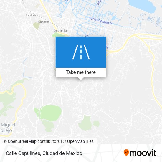 Mapa de Calle Capulines