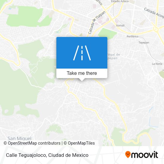 Mapa de Calle Teguajoloco