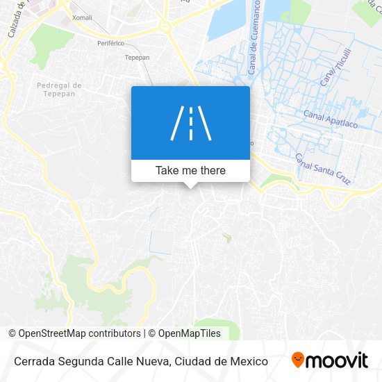 Cerrada Segunda Calle Nueva map