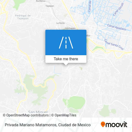 Mapa de Privada Mariano Matamoros
