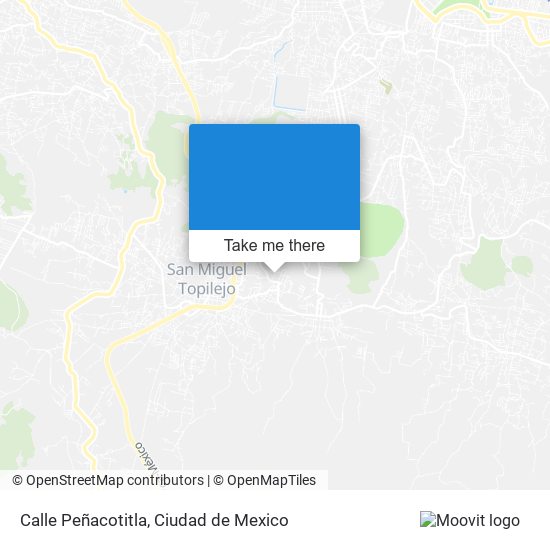 Mapa de Calle Peñacotitla