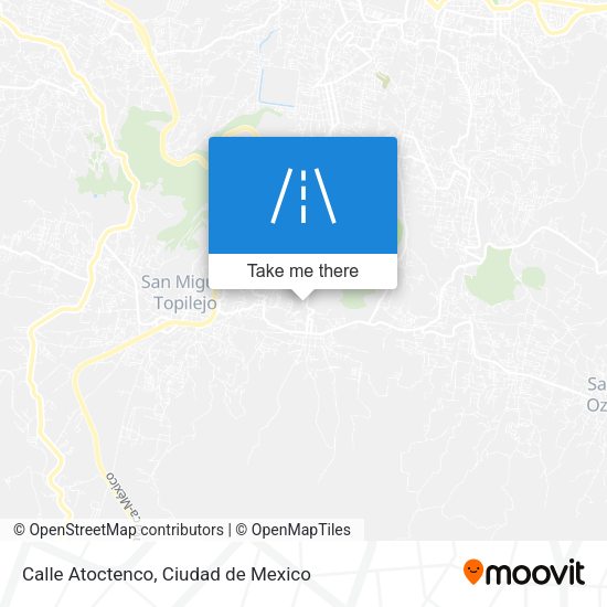 Calle Atoctenco map