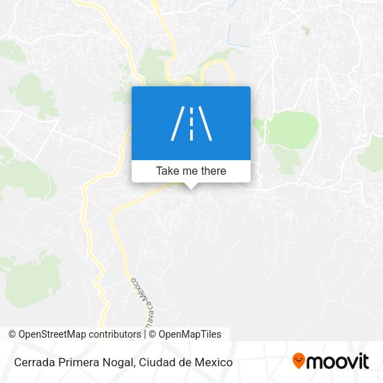 Mapa de Cerrada Primera Nogal