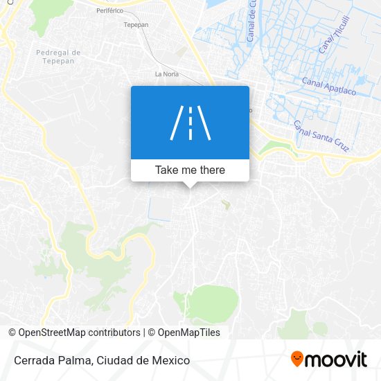 Cerrada Palma map