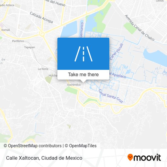Calle Xaltocan map