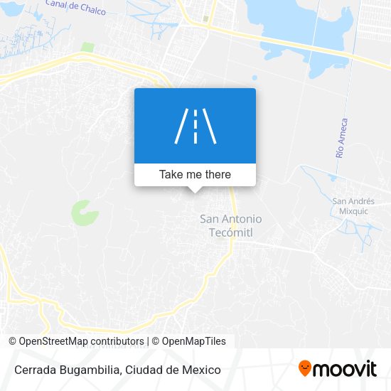Mapa de Cerrada Bugambilia