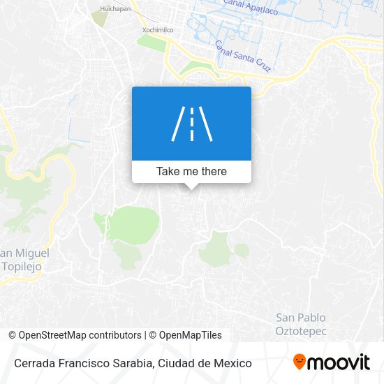 Mapa de Cerrada Francisco Sarabia