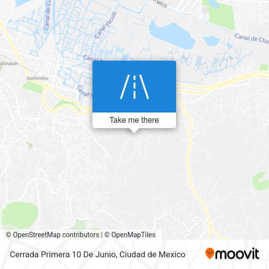 Mapa de Cerrada Primera 10 De Junio