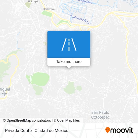 Mapa de Privada Contla