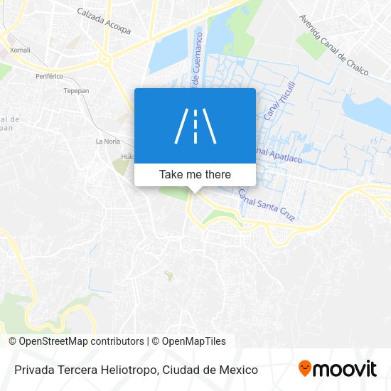 Privada Tercera Heliotropo map