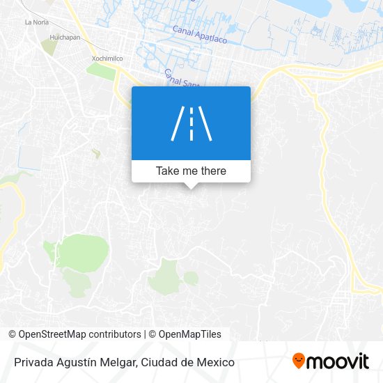 Mapa de Privada Agustín Melgar
