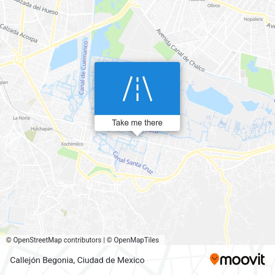 Callejón Begonia map