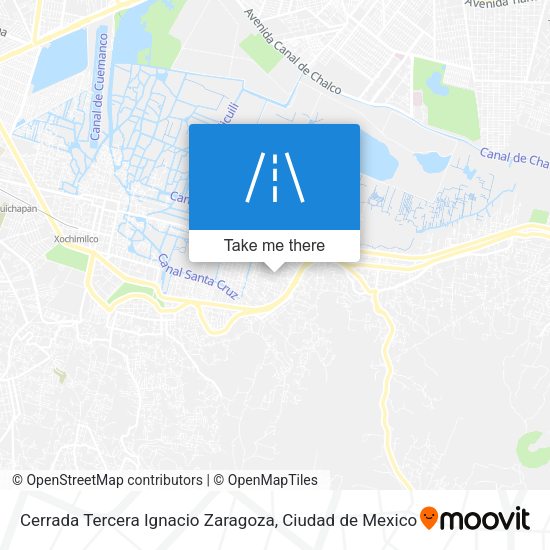Mapa de Cerrada Tercera Ignacio Zaragoza