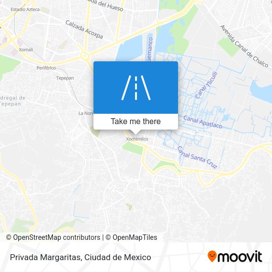 Privada Margaritas map