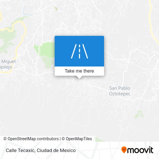 Calle Tecaxic map