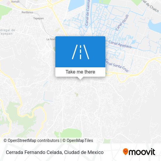 Cerrada Fernando Celada map