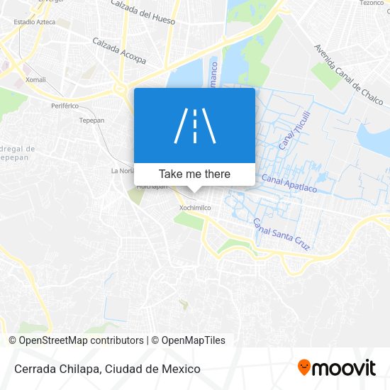 Cerrada Chilapa map