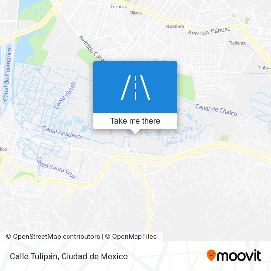 Mapa de Calle Tulipán
