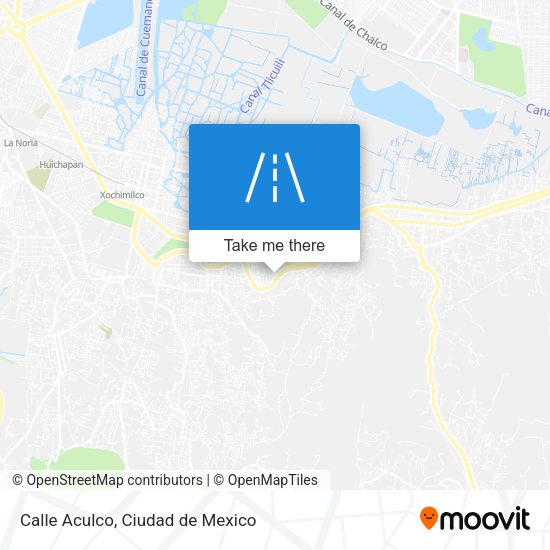 Mapa de Calle Aculco