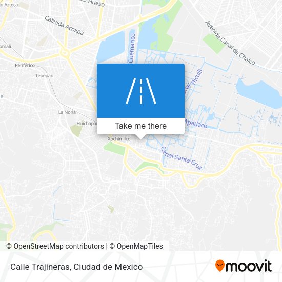 Calle Trajineras map