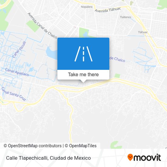Calle Tlapechicalli map