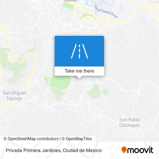 Privada Primera Jardines map