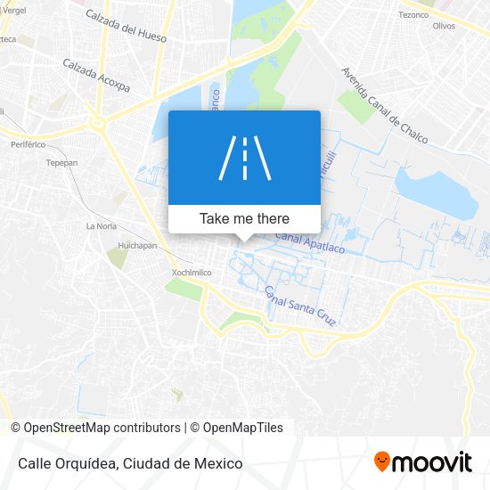 Mapa de Calle Orquídea