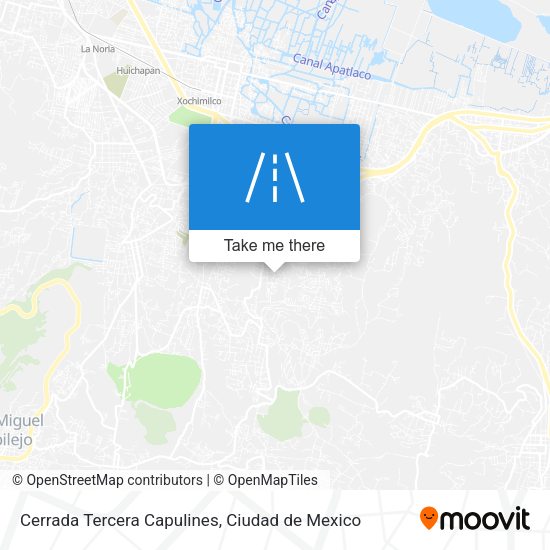 Cerrada Tercera Capulines map