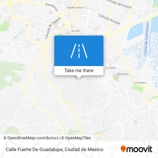 Mapa de Calle Fuerte De Guadalupe