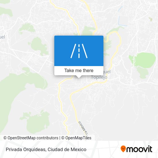 Mapa de Privada Orquídeas