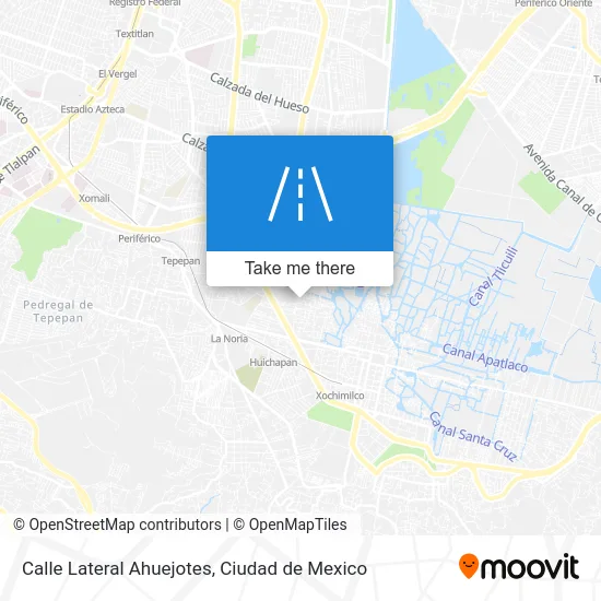 Calle Lateral Ahuejotes map