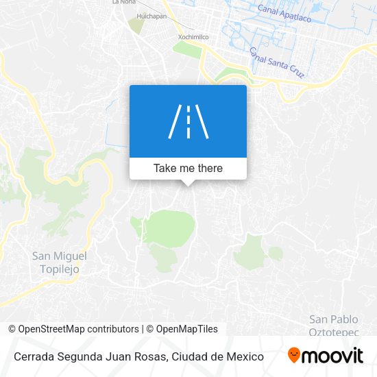Cerrada Segunda Juan Rosas map