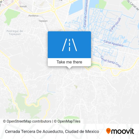 Mapa de Cerrada Tercera De Acueducto