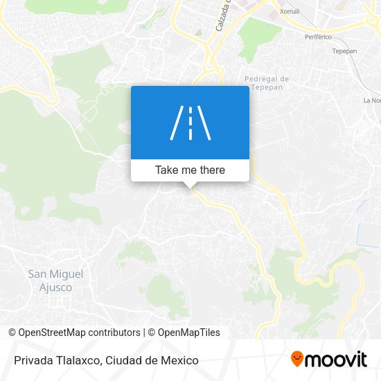 Privada Tlalaxco map