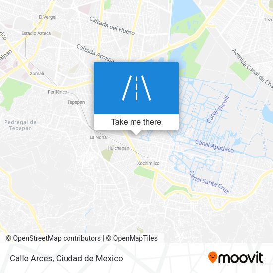 Mapa de Calle Arces