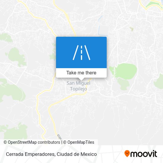 Cerrada Emperadores map