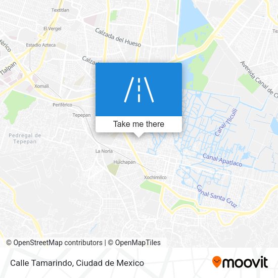 Calle Tamarindo map