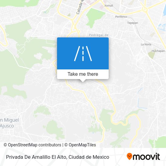 Mapa de Privada De Amalillo El Alto