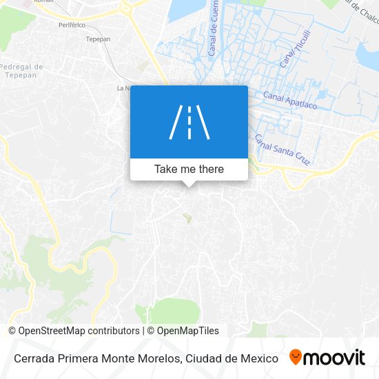 Cerrada Primera Monte Morelos map