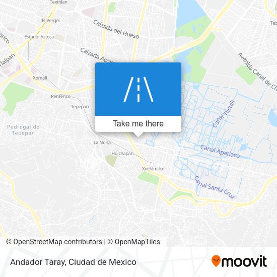 Andador Taray map