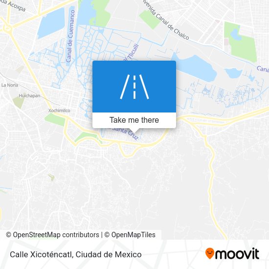 Calle Xicoténcatl map