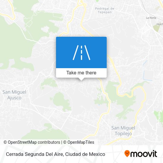 Mapa de Cerrada Segunda Del Aire