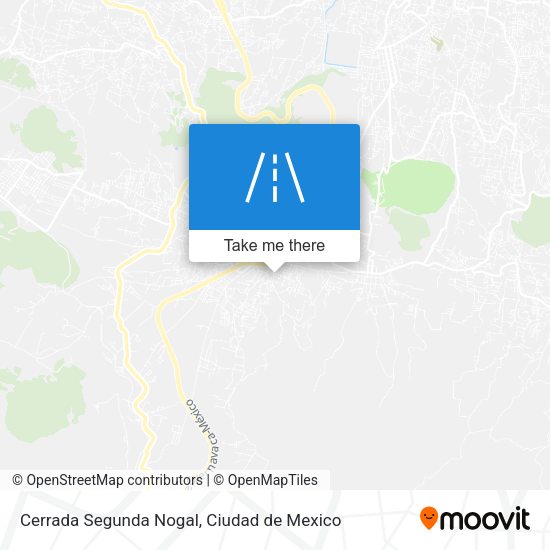 Mapa de Cerrada Segunda Nogal