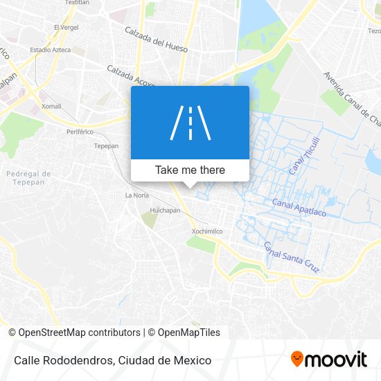 Calle Rododendros map