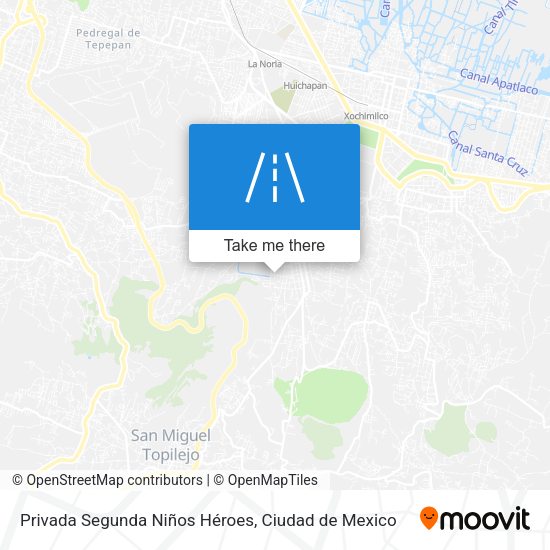 Privada Segunda Niños Héroes map