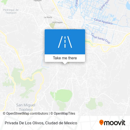 Mapa de Privada De Los Olivos