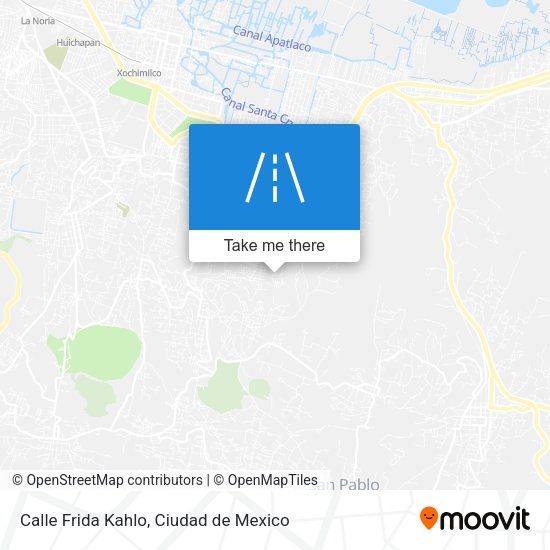 Mapa de Calle Frida Kahlo