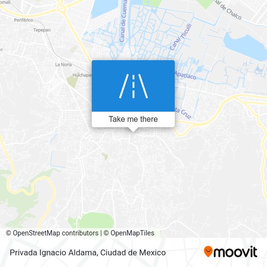 Privada Ignacio Aldama map